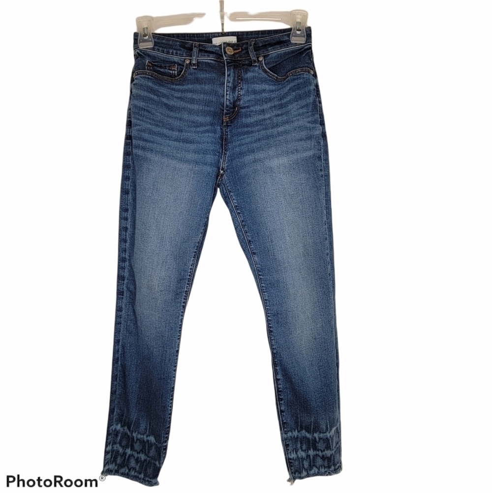 LOFT Curvy Skinny Crop Jeans